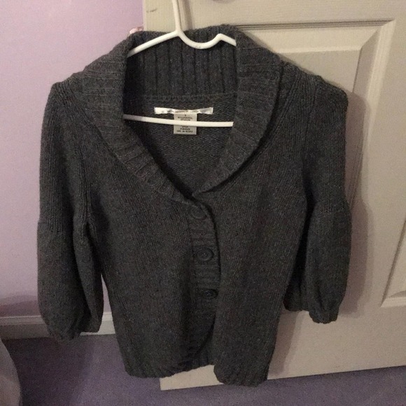 Max Studio Sweater lambswool Gray size Small - Picture 2 of 4